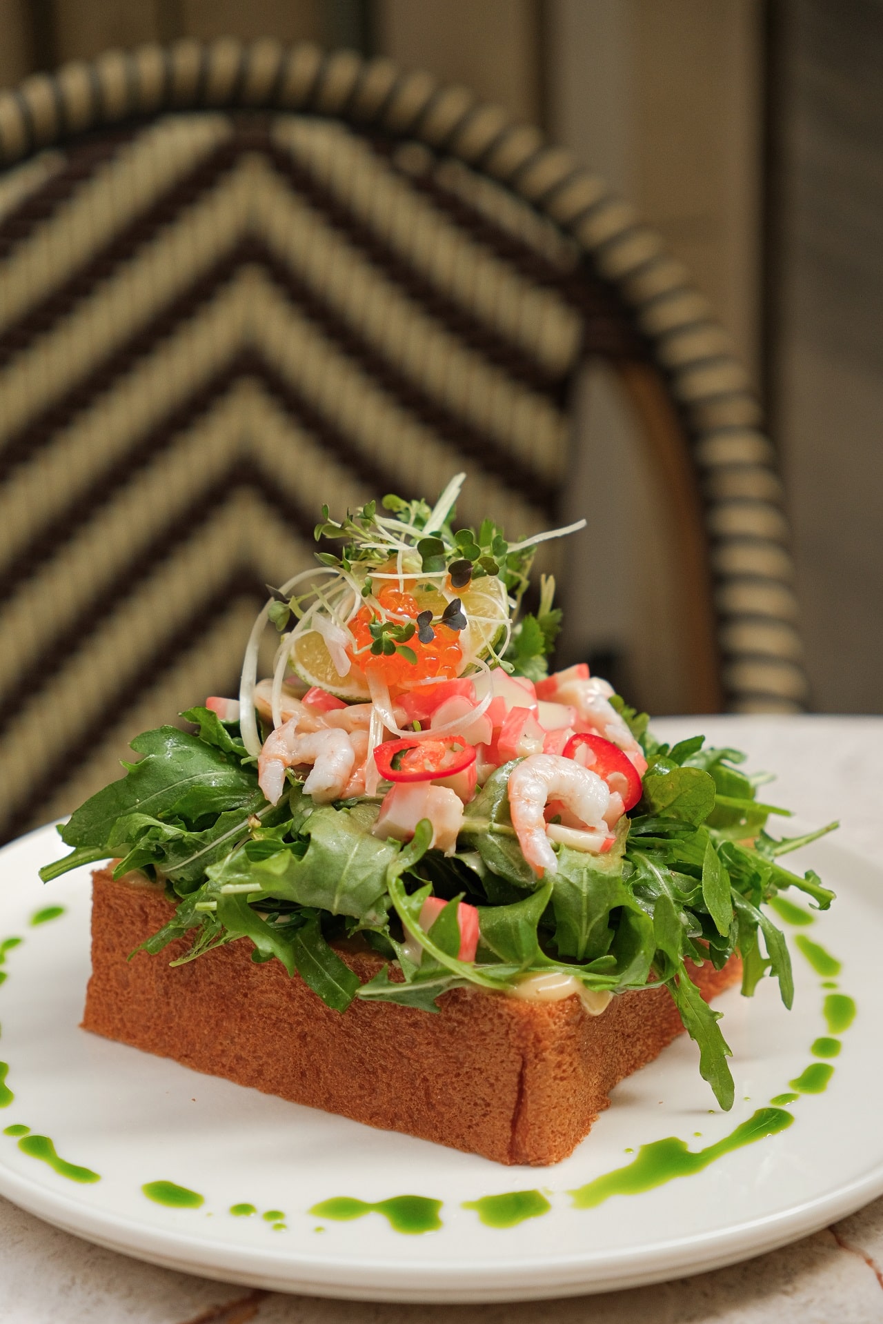 Prawn Cracker & Salmon