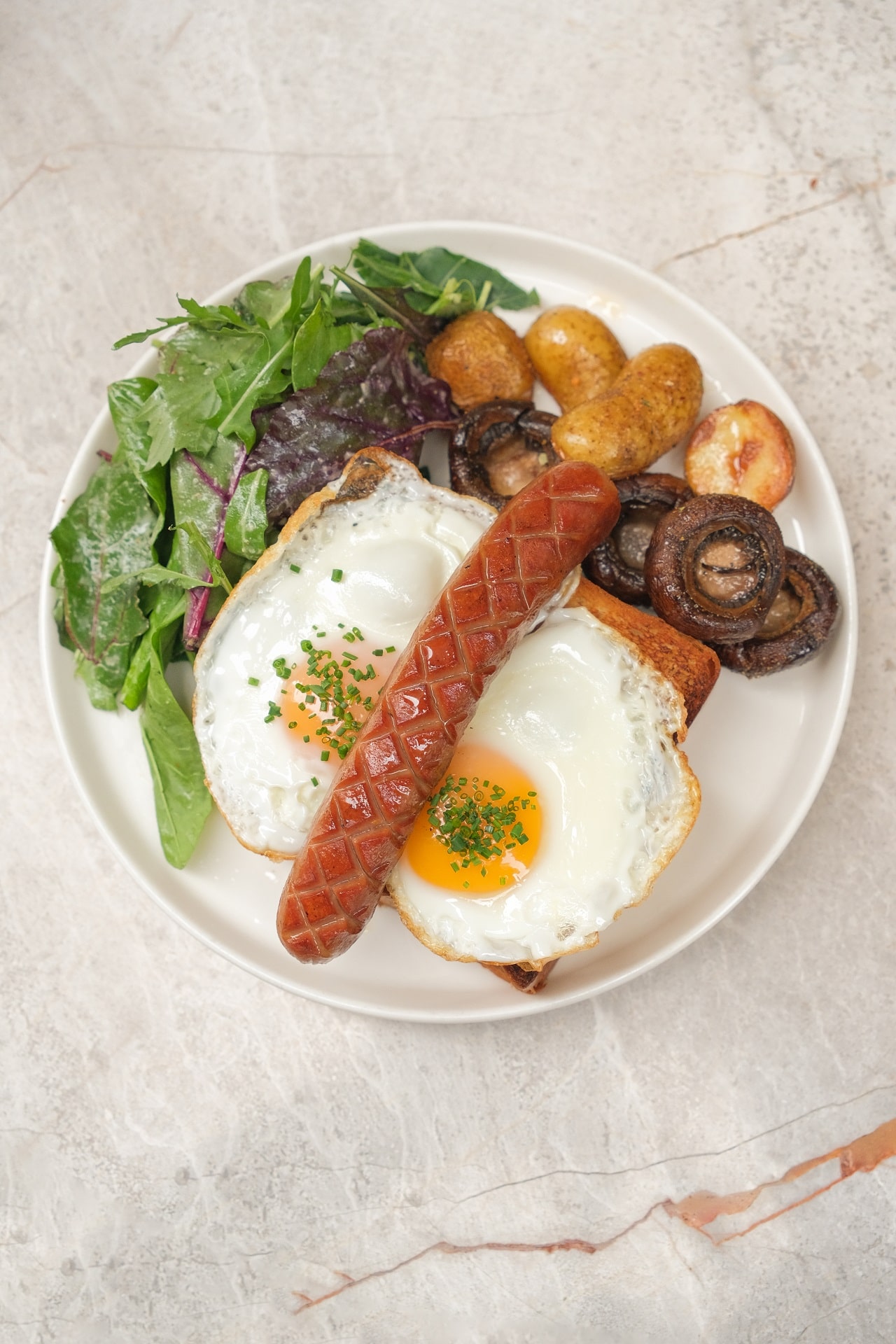 Sunny Side Up Frankfurter